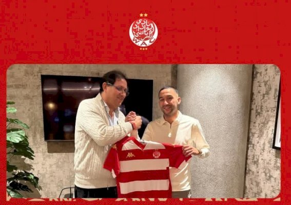 Le Wydad Athletic Club signe officiellement avec la star marocaine Hakim Ziyech voici la durée du contrat