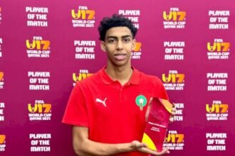 شعيب بلعروش أفضل لاعب في مباراة المنتخب الوطني لأقل من 17 سنة أمام الولايات المتحدة الأميركية