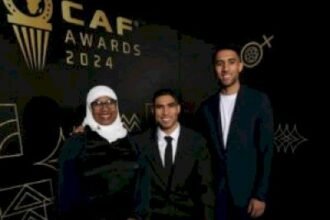 حصري  نبيل حكيمي الحاضر الغائب في ليلة التتويج الإفريقية  !