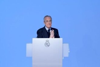 رئيس ريال مدريد يفتح النار على التحكيم والليغا وبرشلونة