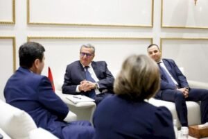 أخنوش يستقبل رئيس مجلس النواب بجمهورية كازاخستان