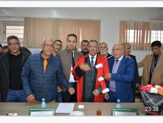 قائد الملحقة الإدارية الرابعة بمدينة أكادير ينال شهادة الدكتوراه في القانون العام