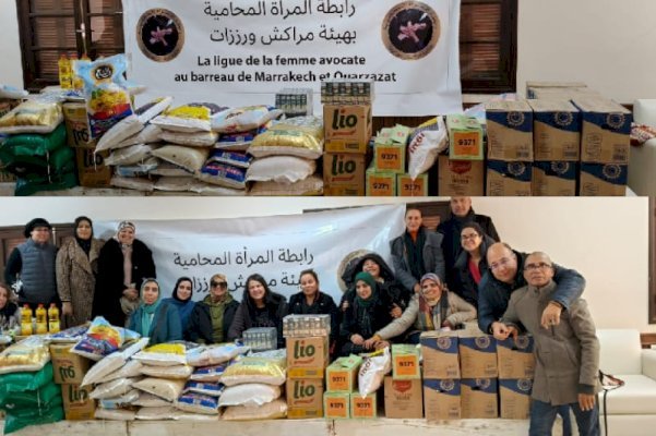 محاميات مراكش  ورزازات في قلب آسفي وتضامن إنساني يتجاوز قاعات المحاكم