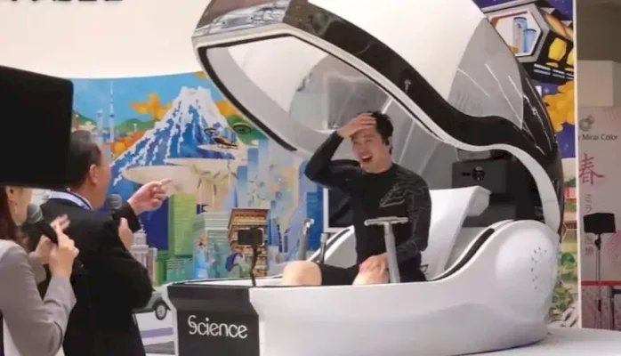 اليابان تطلق أول غسالة بشرية للاستحمام بدون مجهود في 15 دقيقة فقط