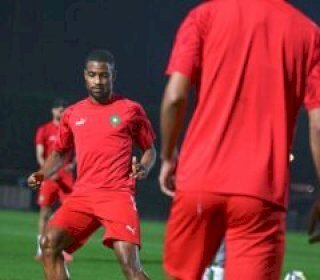 صور آخر حصة تدريبية للمنتخب الوطني الرديف قبل لقاء سوريا