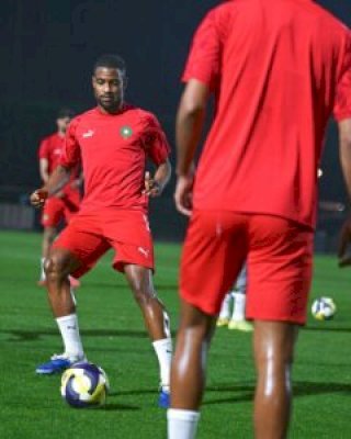 صور آخر حصة تدريبية للمنتخب الوطني الرديف قبل لقاء سوريا