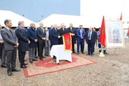 Le ministre Barada et le gouverneur de Nouaceur lancent les travaux dune école et inspectent de nouveaux projets éducatifs et sportifs