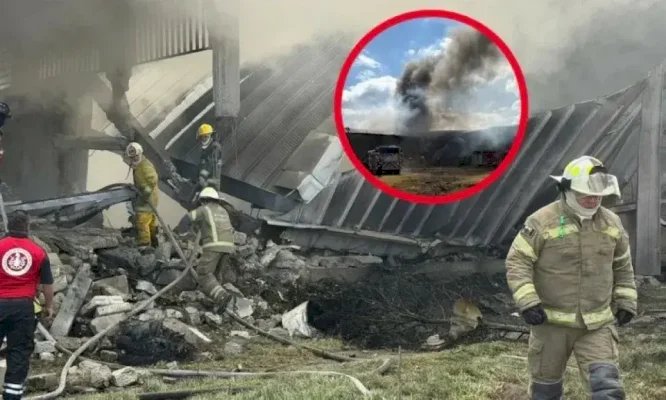 مصرع 7 أشخاص في حادث تحطم طائرة فوق ملعب كرة قدم وسط المكسيك