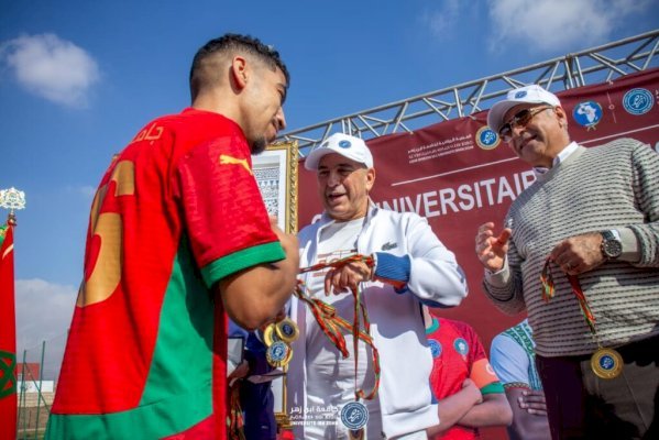 بحضور والي جهة سوس ماسة.. المنتخب المغربي يتوج بلقب بطولة إفريقيا للأمم للطلبة في نسختها العشرين