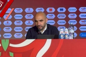 الركراكي يتحدث عن إصابة سايس وصعوبة مباراة جزر القمر- فيديو