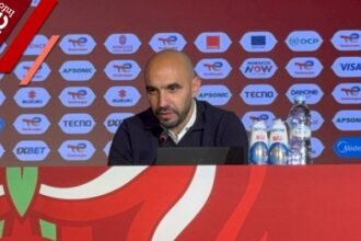 الركراكي يتحدث عن إصابة سايس وصعوبة مباراة جزر القمر- فيديو